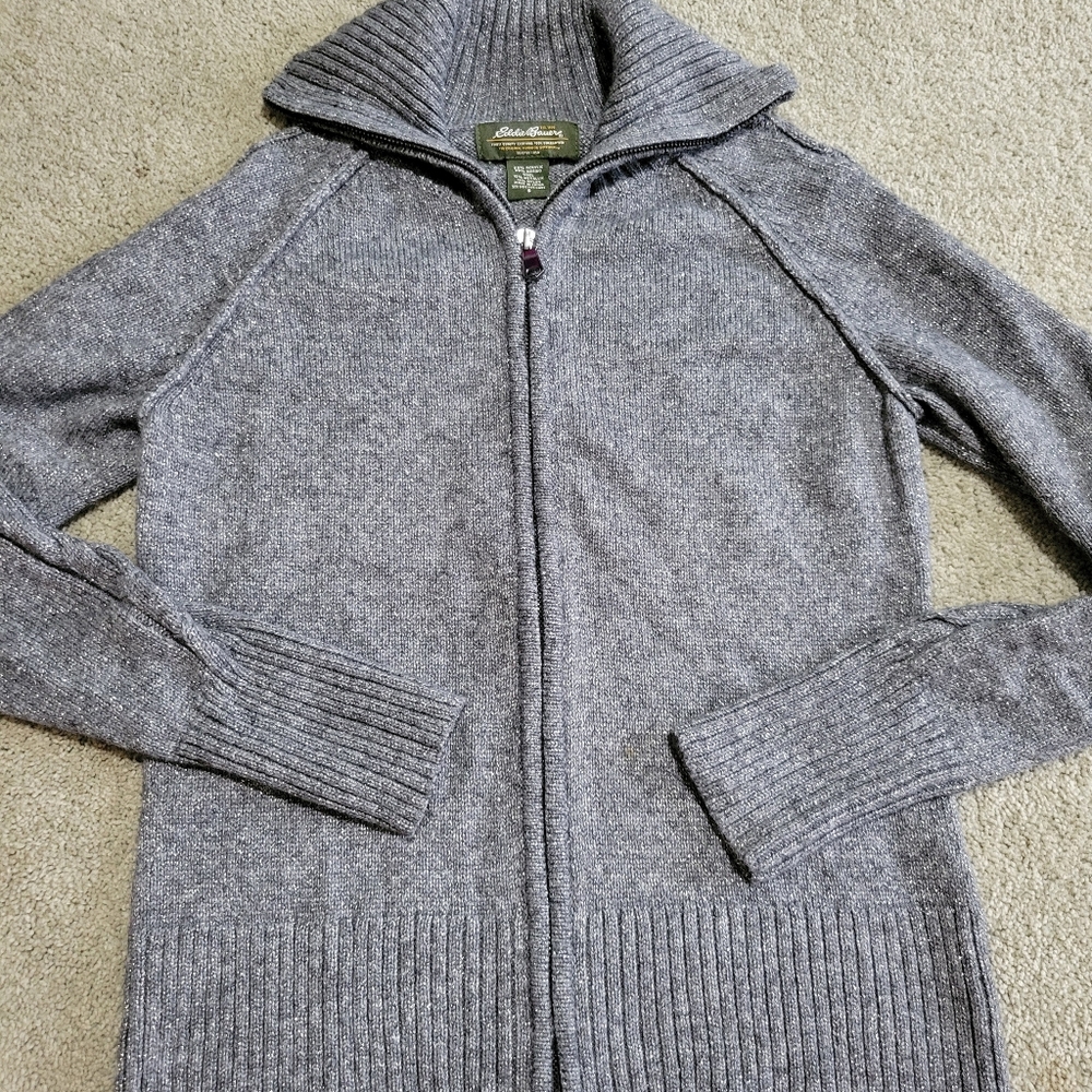 NWOT EDDIE BAUER SWEATER JACKET SZ SMALL